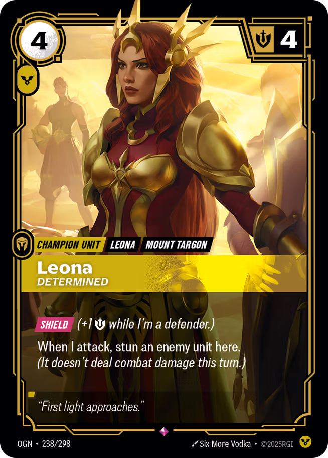 Riftbound: League of Legends TCG Origins 238/289 Leona, Determined