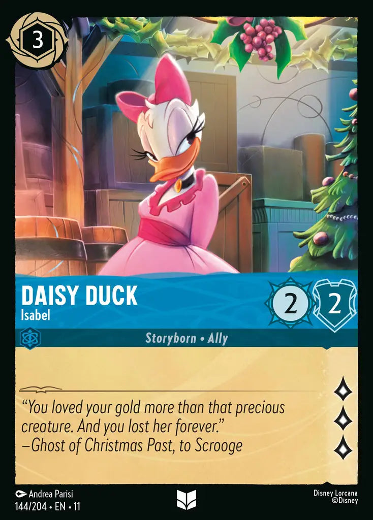 Disney Lorcana Winterspell 144/204 Daisy Duck - Isabel