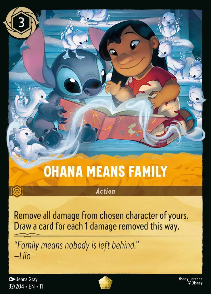Disney Lorcana Winterspell 032/204 Ohana Means Family