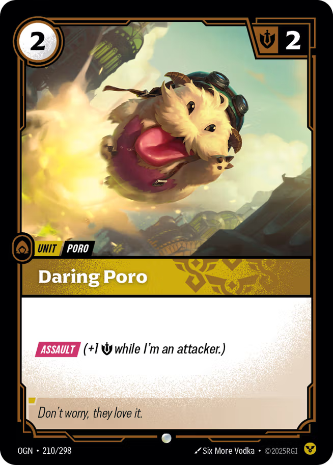 Riftbound: League of Legends TCG Origins 210/289 Daring Poro