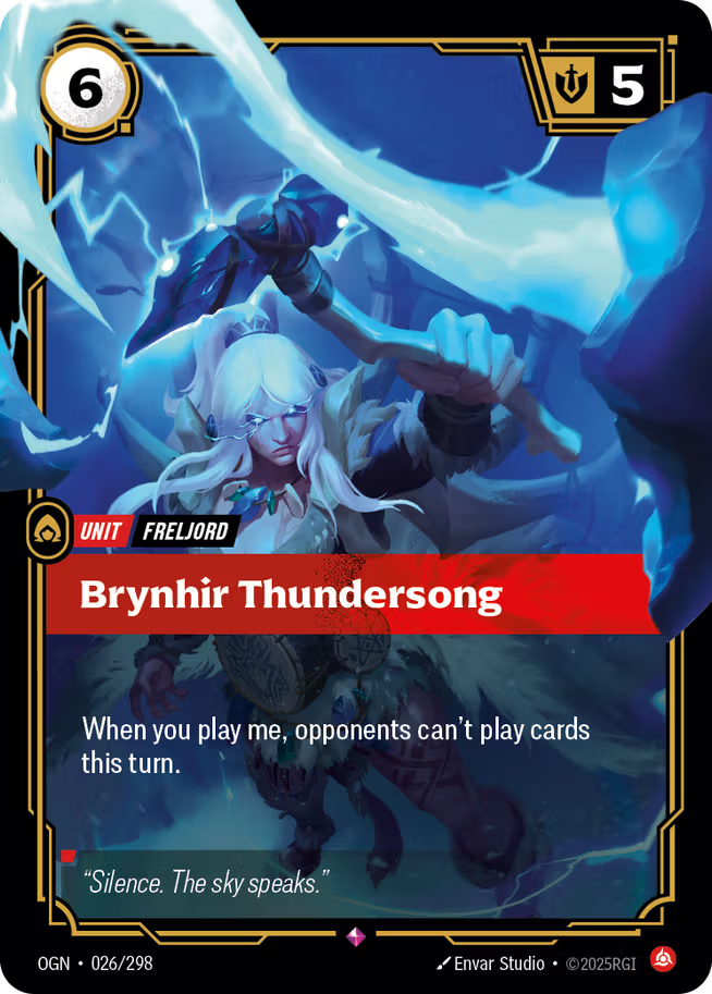Riftbound: League of Legends TCG Origins 026/289 Brynhir Thundersong