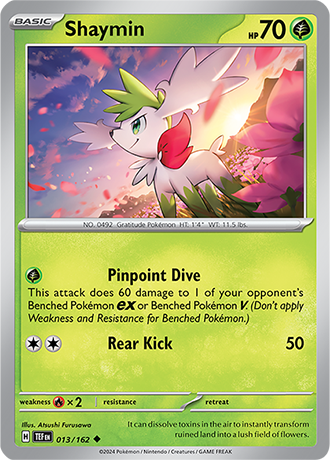 Scarlet & Violet Temporal Forces 013/162 Shaymin
