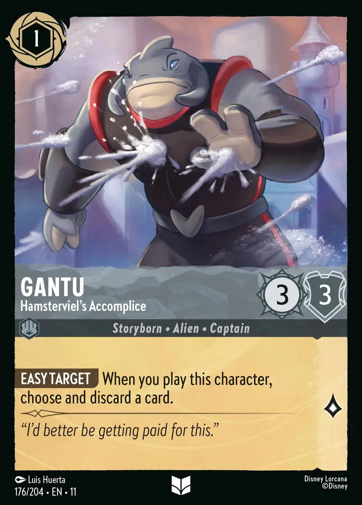 Disney Lorcana Winterspell 176/204 Gantu - Hamsterviel's Accomplice