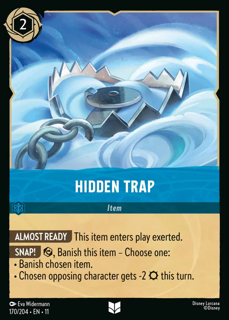 Disney Lorcana Winterspell 170/204 Hidden Trap