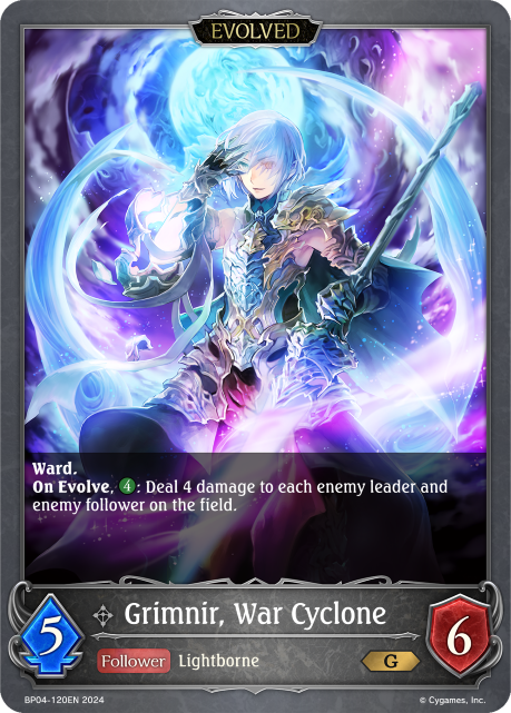 Cosmic Mythos BP04-120 Grimnir, War Cyclone Foil