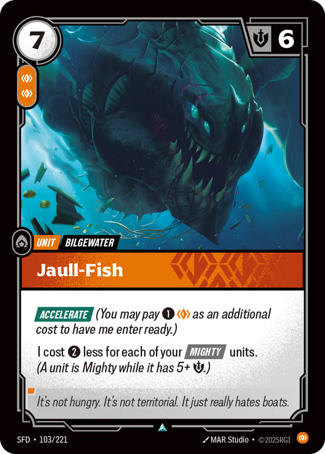 Riftbound: League of Legends TCG Spiritforged 103/221 Jaull-Fish Foil