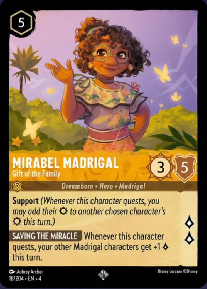 Disney Lorcana Ursula's Return 018/204 MIRABEL MADRIGAL Gift of the Family
