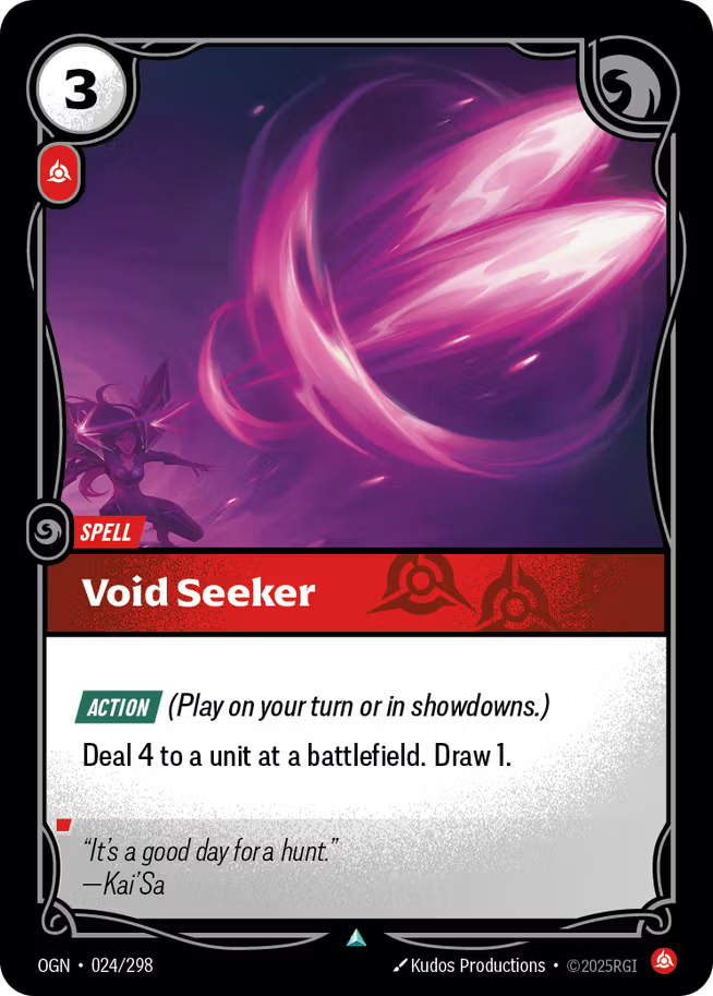 Riftbound: League of Legends TCG Origins 024/289 Void Seeker