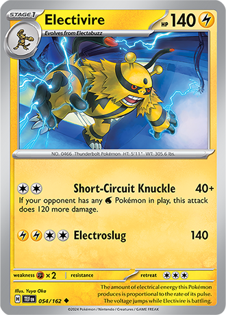Scarlet & Violet Temporal Forces 054/162 Electivire