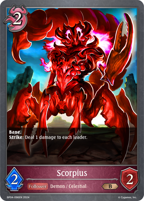 Cosmic Mythos BP04-096 Scorpius