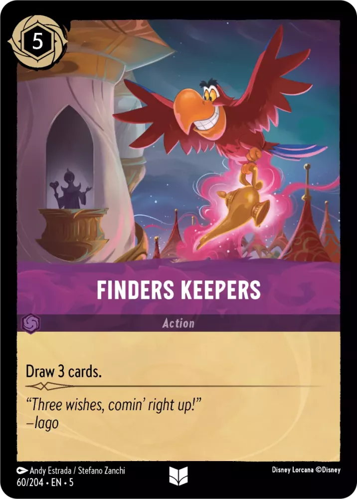 Disney Lorcana Shimmering Skies 060/204 Finders Keepers