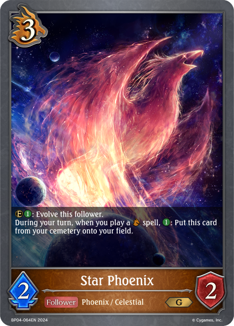 Cosmic Mythos BP04-064 Star Phoenix Foil