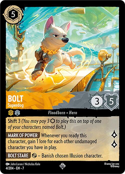 Disney Lorcana Archazia's Island 004/204 Bolt - Superdog