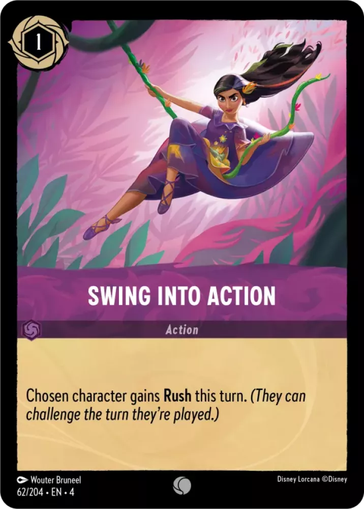 Disney Lorcana Ursula's Return 062/204 Swing Into Action