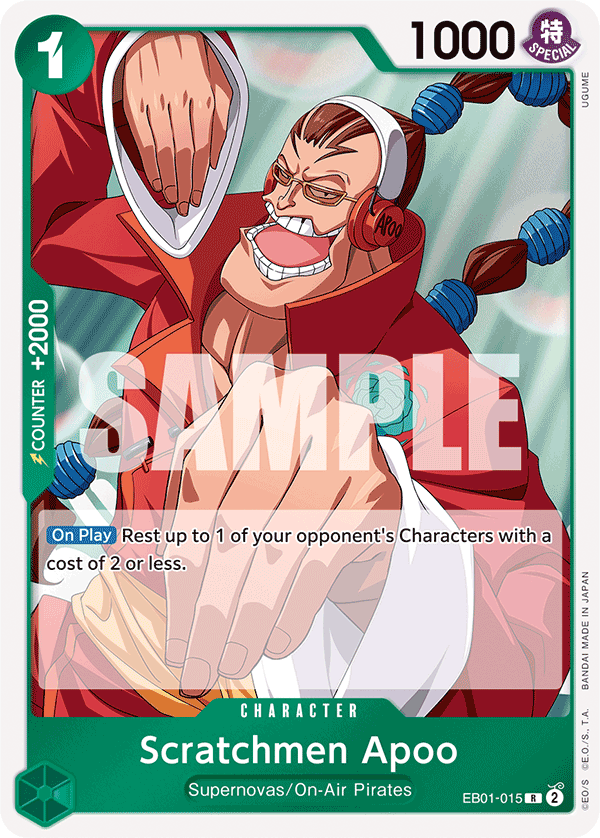 EB01-015 | R | CHARACTER Scratchmen Apoo
