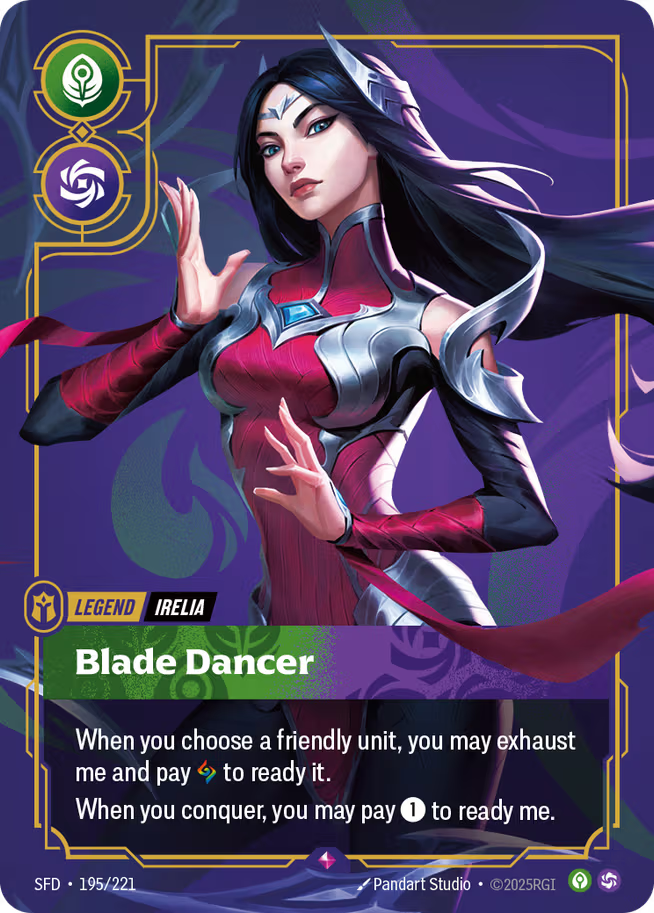 Riftbound: League of Legends TCG Spiritforged 195/221 Blade Dancer