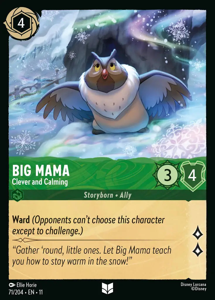Disney Lorcana Winterspell 071/204 Big Mama - Clever and Calming