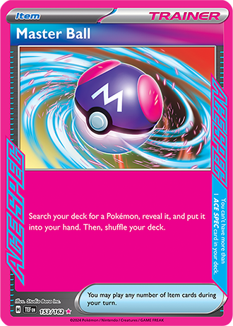 Scarlet & Violet Temporal Forces 153/162 Master Ball