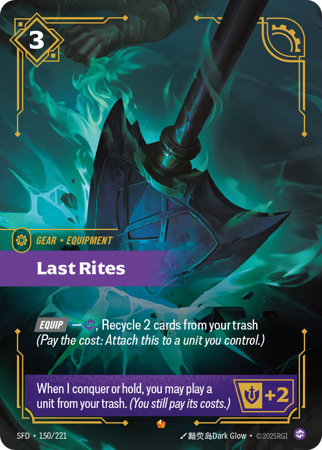 Riftbound: League of Legends TCG Spiritforged 150/221 Last Rites