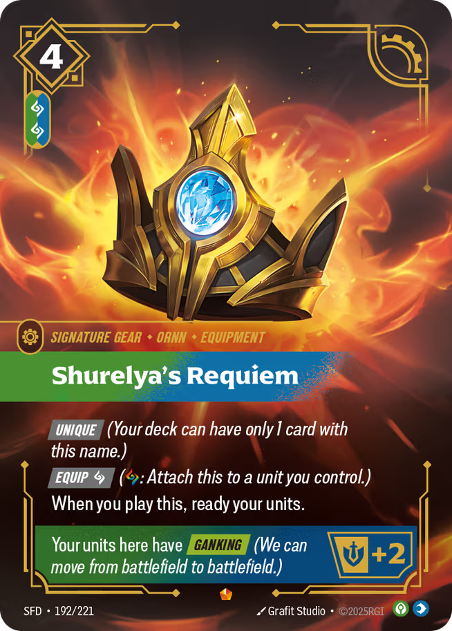 Riftbound: League of Legends TCG Spiritforged 192/221 Shurelya's Requiem