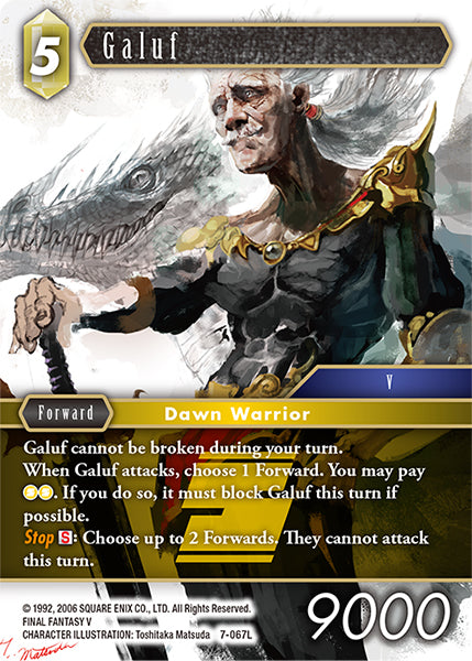 Final Fantasy TCG - Opus XXVIII - 28-125 Galuf
