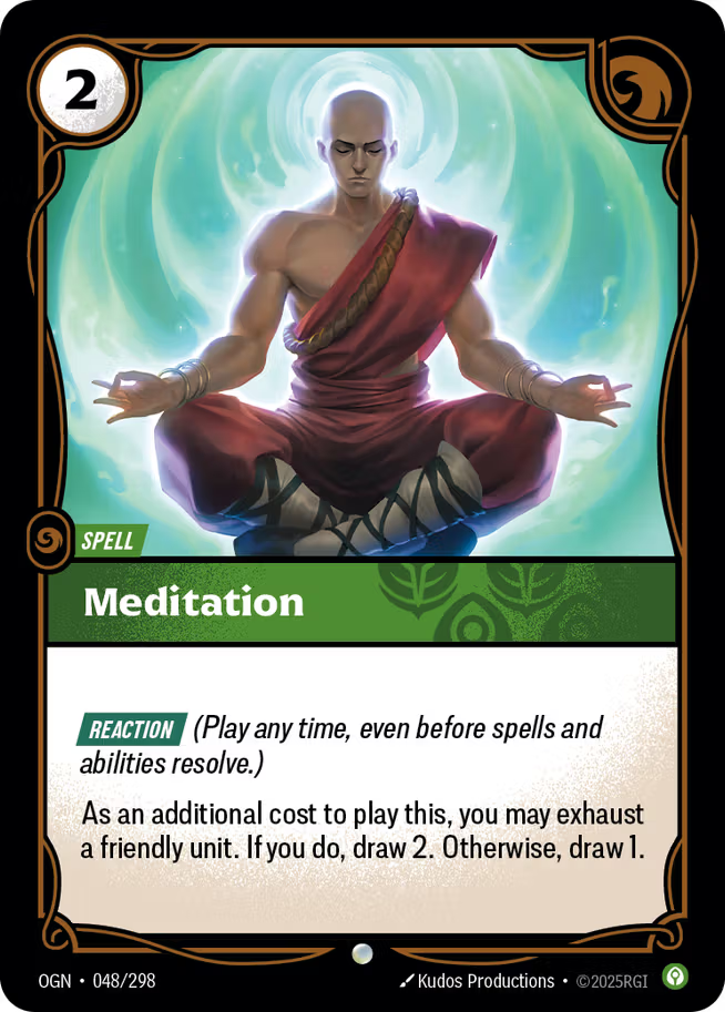 Riftbound: League of Legends TCG Origins 048/289 Meditation