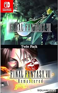 Final Fantasy VII & Final Fantasy VIII Remastered Twin Pack Code In Box (Nintendo Switch)