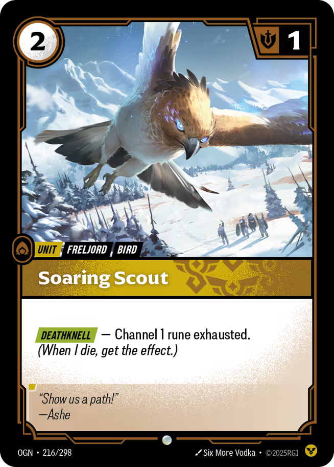 Riftbound: League of Legends TCG Origins 216/289 Soaring Scout
