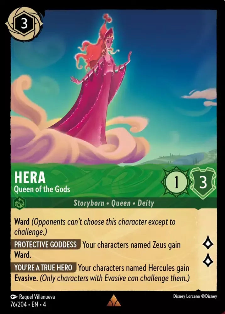 Disney Lorcana Ursula's Return 076/204 Hera - Queen of the Gods