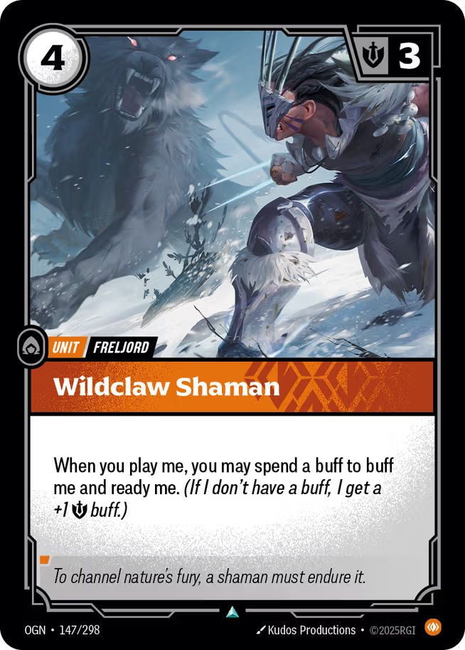 Riftbound: League of Legends TCG Origins 147/289 Wildclaw Shaman