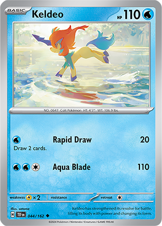 Scarlet & Violet Temporal Forces 044/162 Keldeo