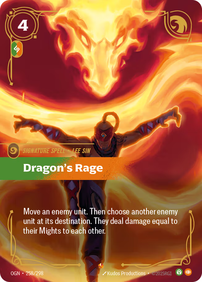 Riftbound: League of Legends TCG Origins 258/289 Dragon's Rage