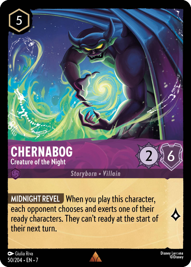 Disney Lorcana Archazia's Island 050/204 Chernabog - Creature of the Night