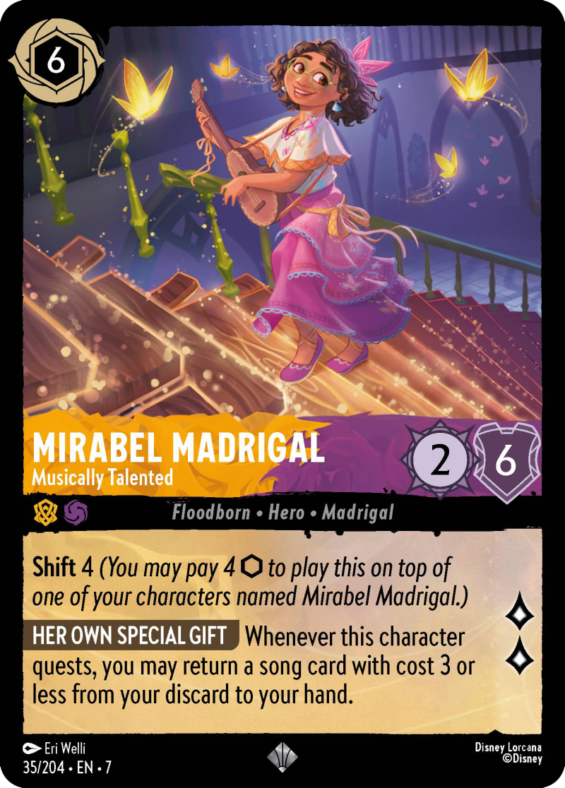 Disney Lorcana Archazia's Island 035/204 Mirabel Madrigal - Musically Talented