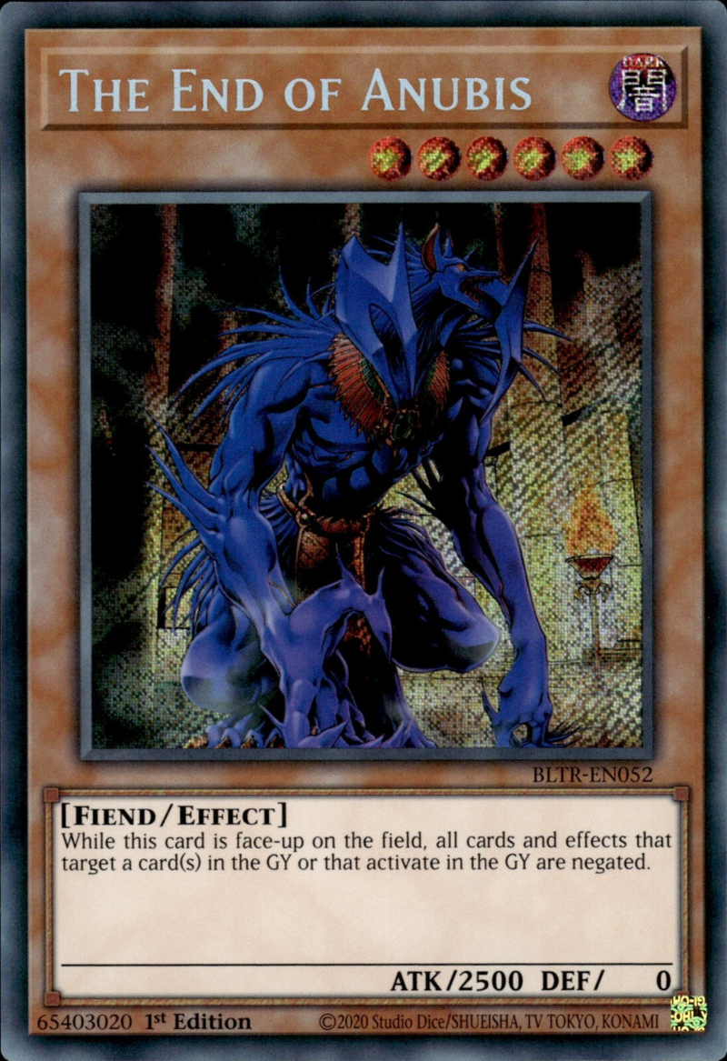 Battles Of Legend: Terminal Revenge BLTR-EN052 The End of Anubis Secret Rare