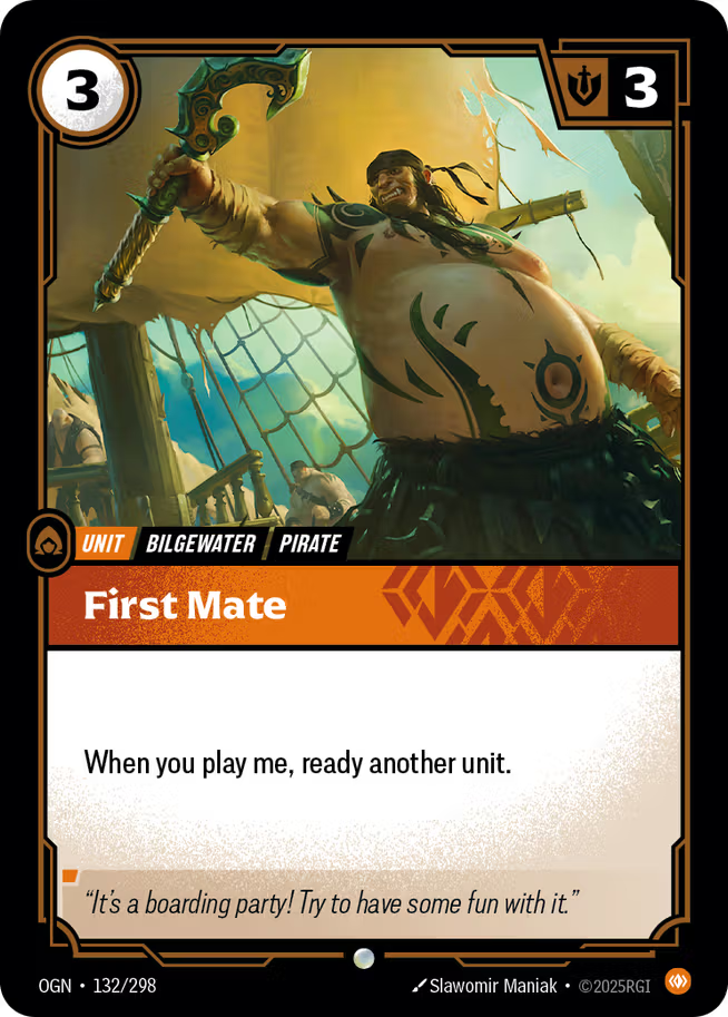 Riftbound: League of Legends TCG Origins 132/289 First Mate