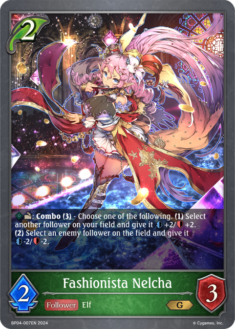 Cosmic Mythos BP04-007 Fashionista Nelcha Foil