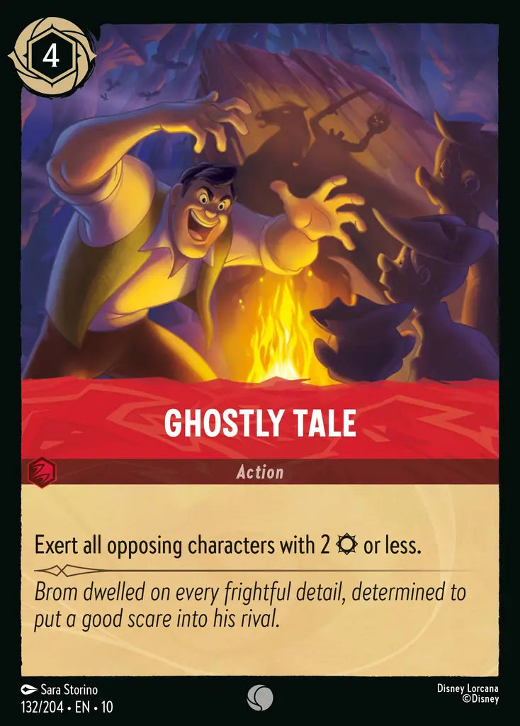 Disney Lorcana Whispers in the Well 132/204 Ghostly Tale