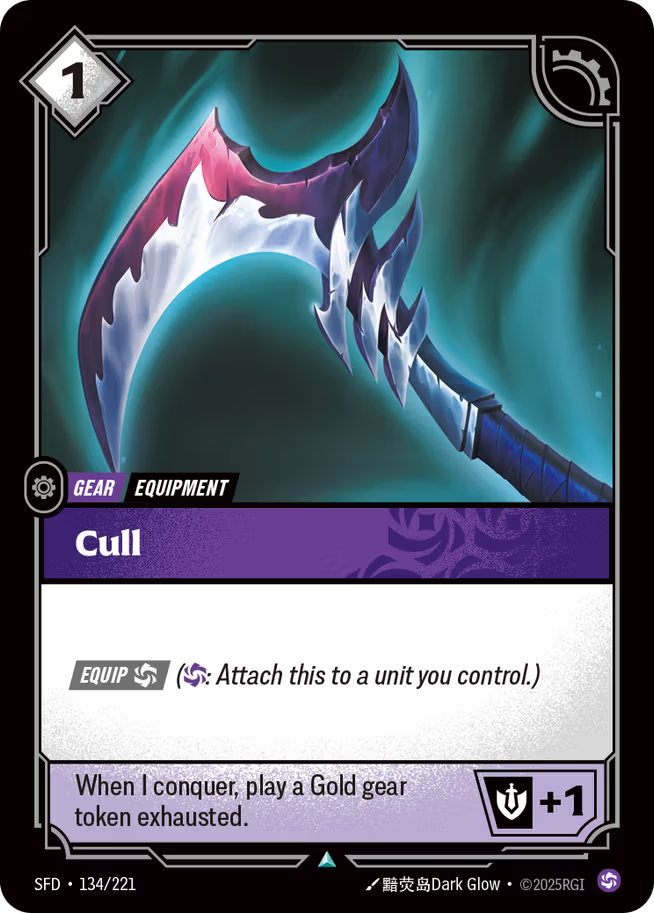 Riftbound: League of Legends TCG Spiritforged 134/221 Cull