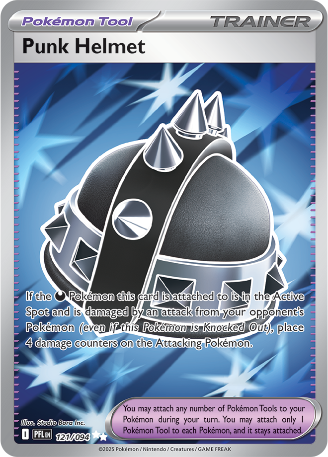 Mega Evolution - Phantasmal Flames 121/094 Punk Helmet