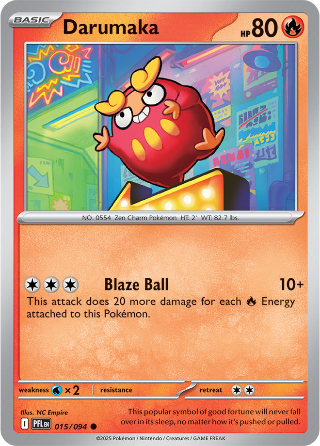 Mega Evolution - Phantasmal Flames 015/094 Darumaka
