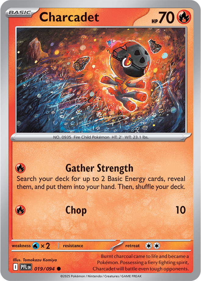 Mega Evolution - Phantasmal Flames 019/094 Charcadet Reverse Holo