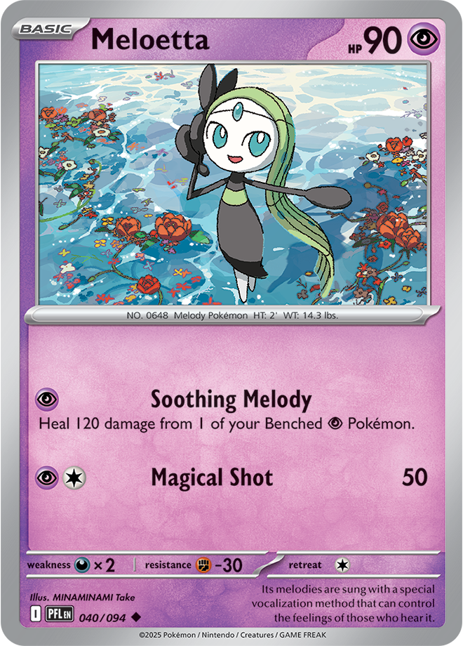 Mega Evolution - Phantasmal Flames 040/094 Meloetta