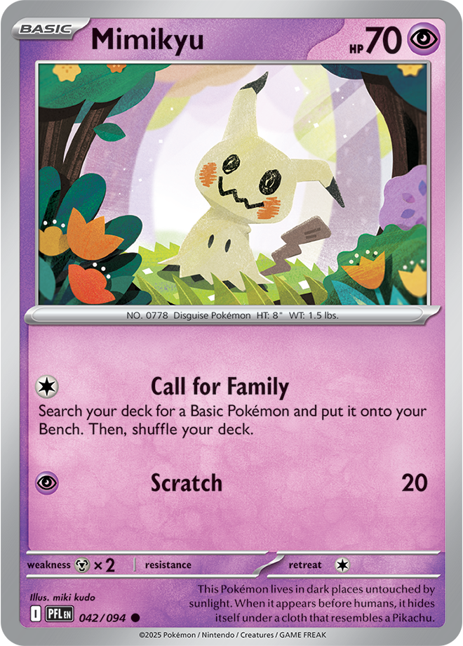 Mega Evolution - Phantasmal Flames 042/094 Mimikyu