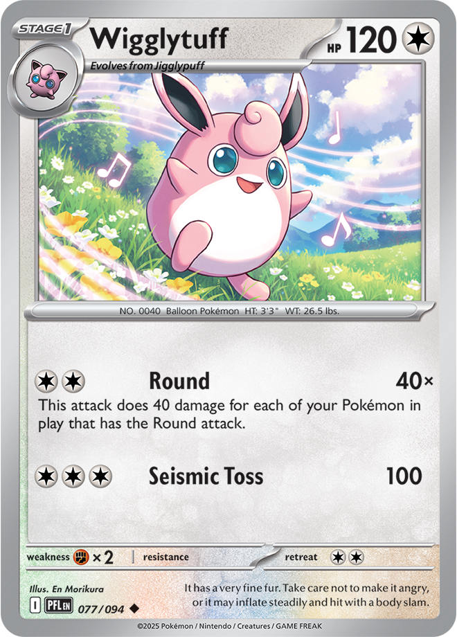Mega Evolution - Phantasmal Flames 077/094 Wigglytuff