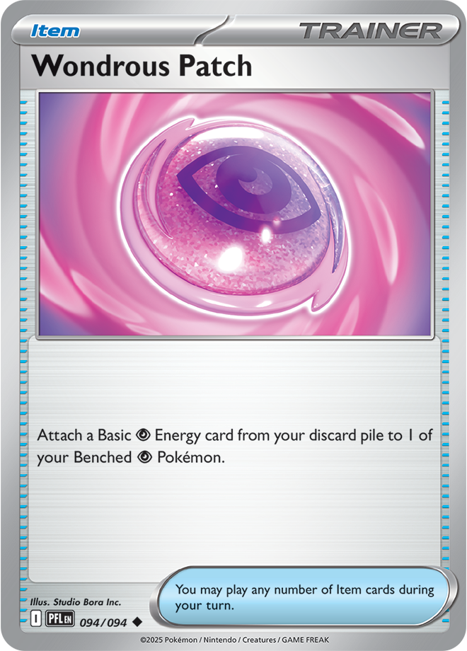 Mega Evolution - Phantasmal Flames 094/094 Wondrous Patch Reverse Holo