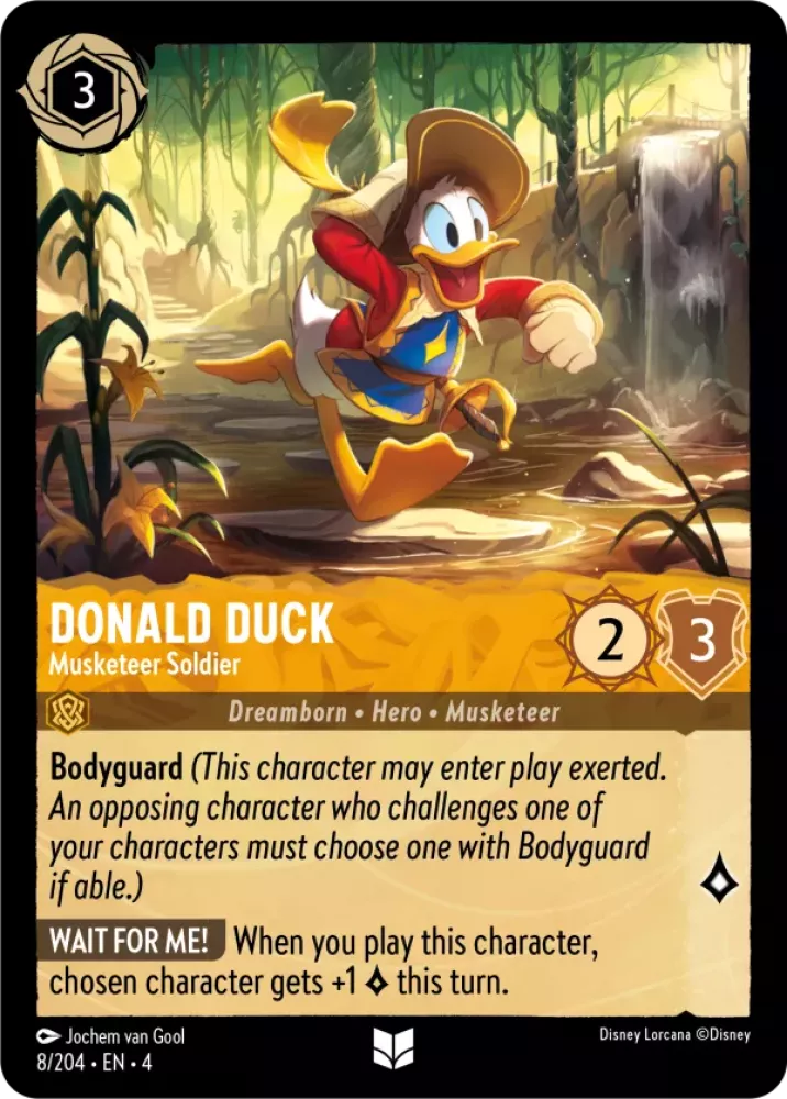 Disney Lorcana Ursula's Return 008/204 Donald Duck - Musketeer Soldier