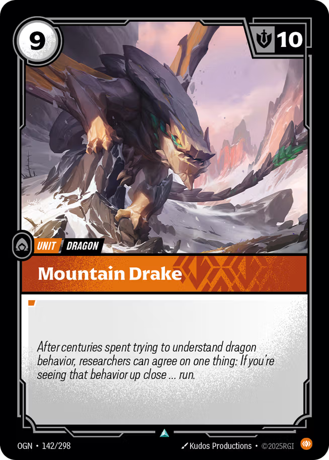 Riftbound: League of Legends TCG Origins 142/289 Mountain Drake