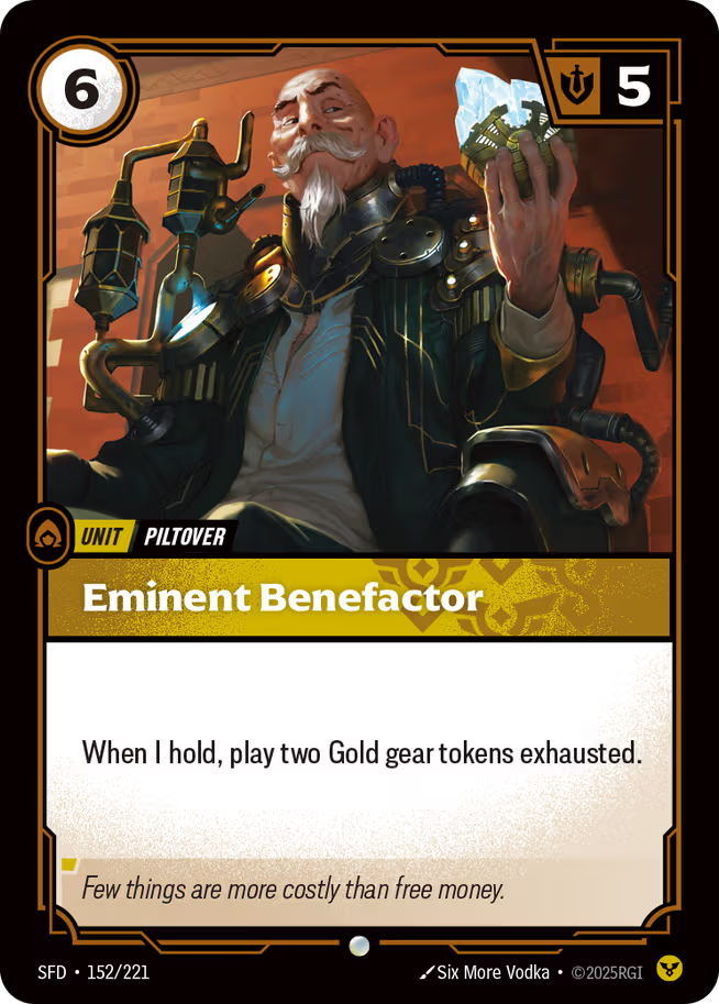 Riftbound: League of Legends TCG Spiritforged 152/221 Eminent Benefactor