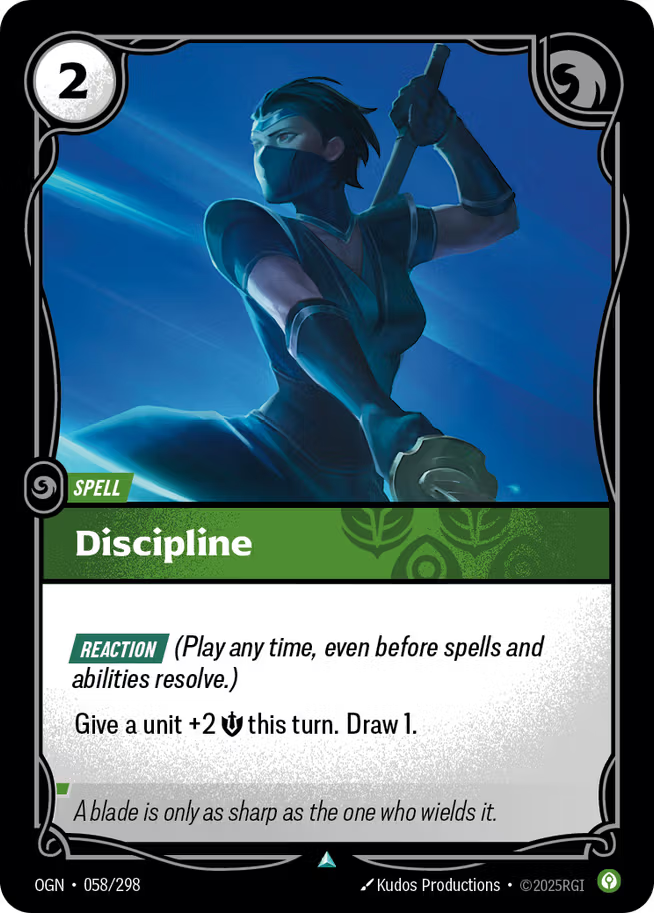 Riftbound: League of Legends TCG Origins 058/289 Discipline